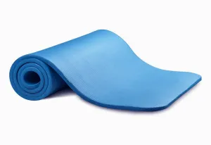 0.3" Thick Yoga and Pilates Exercise Mat with Carrying Strap