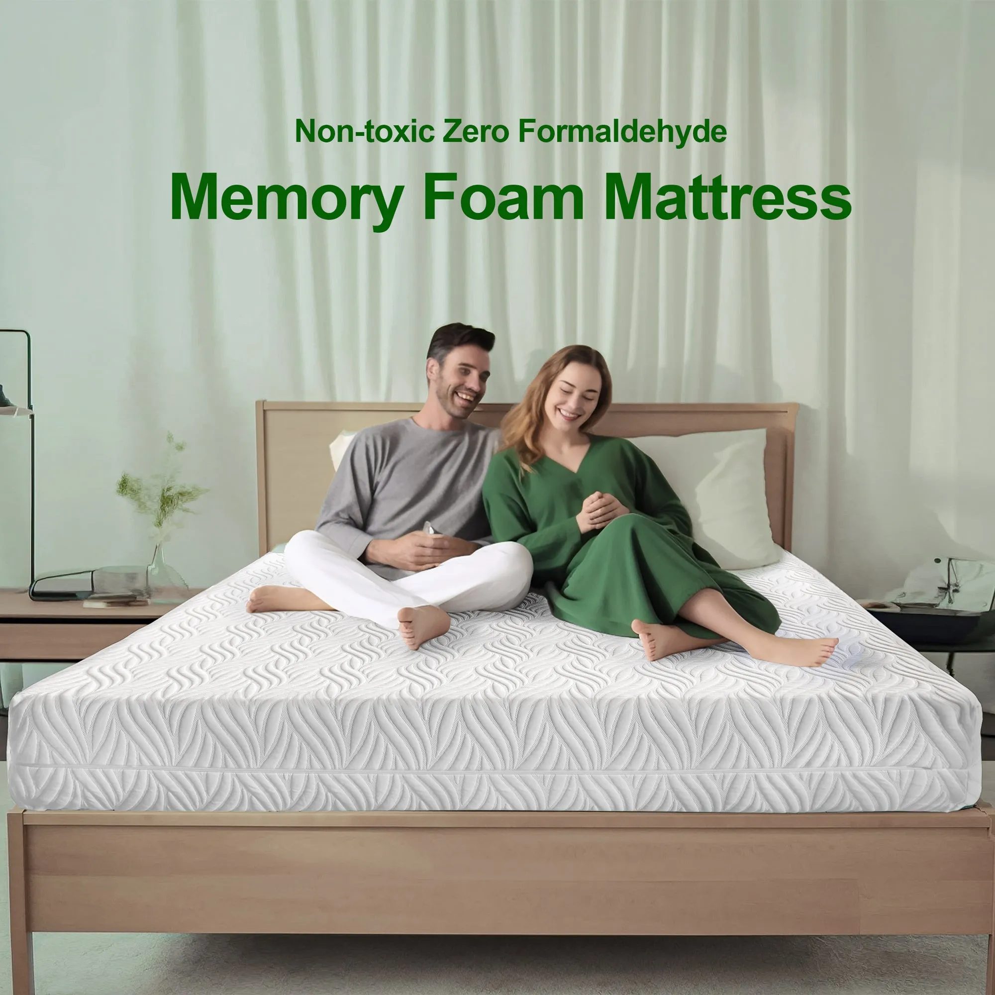 10" Memory Foam Mattress with CertiPUR-US Certified - King