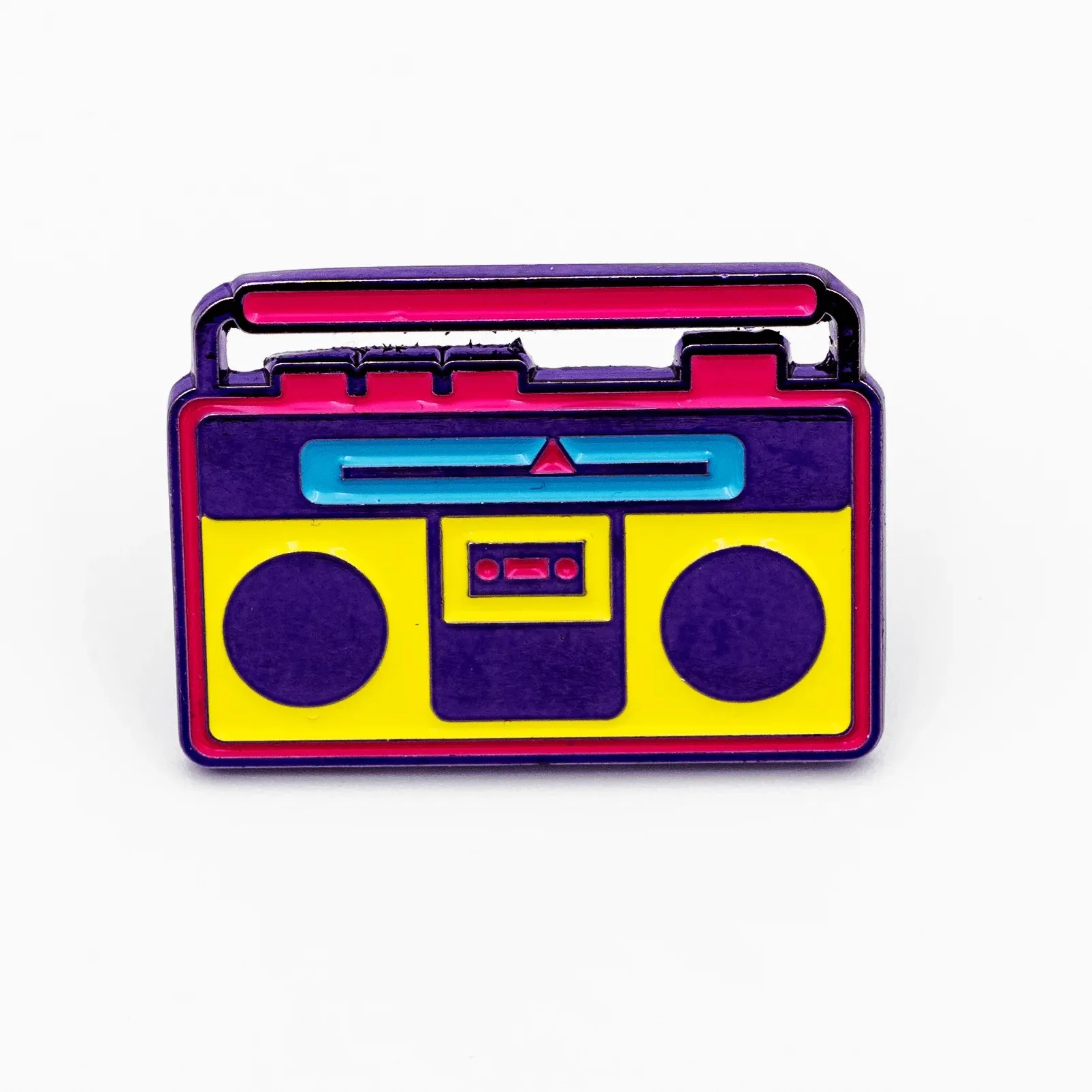 80s Boombox Soft Enamel Pin