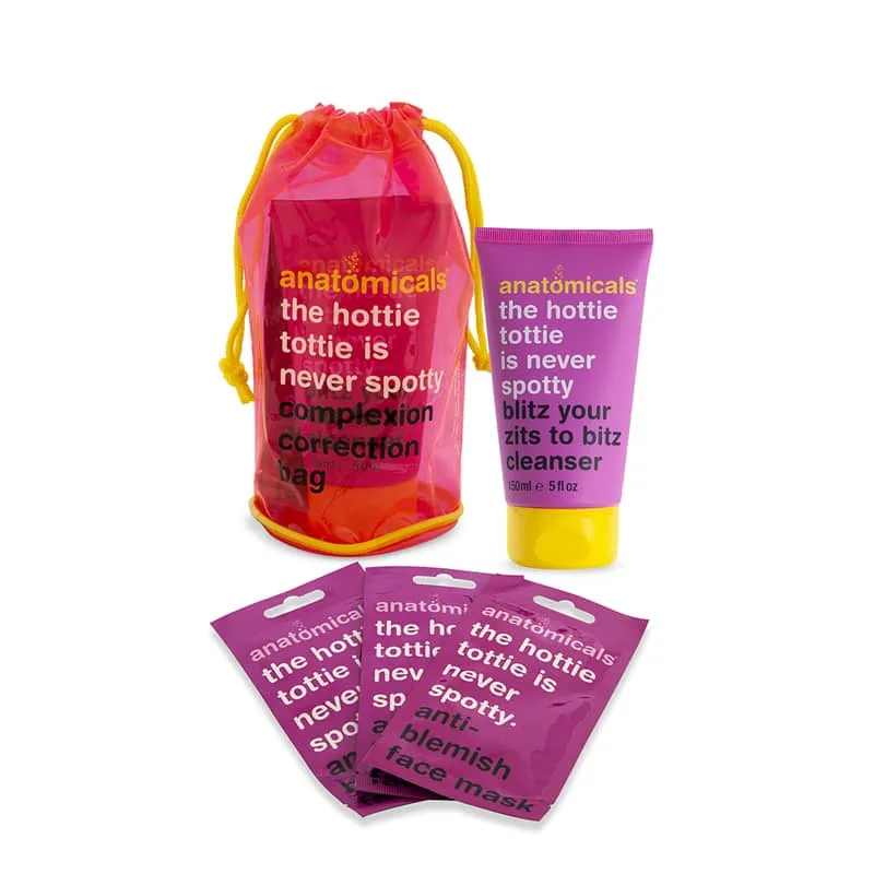 Anatomicals The Hottie Tottie Is Never Spotty Cleanser & 3 Face Masks Pack Discontinued