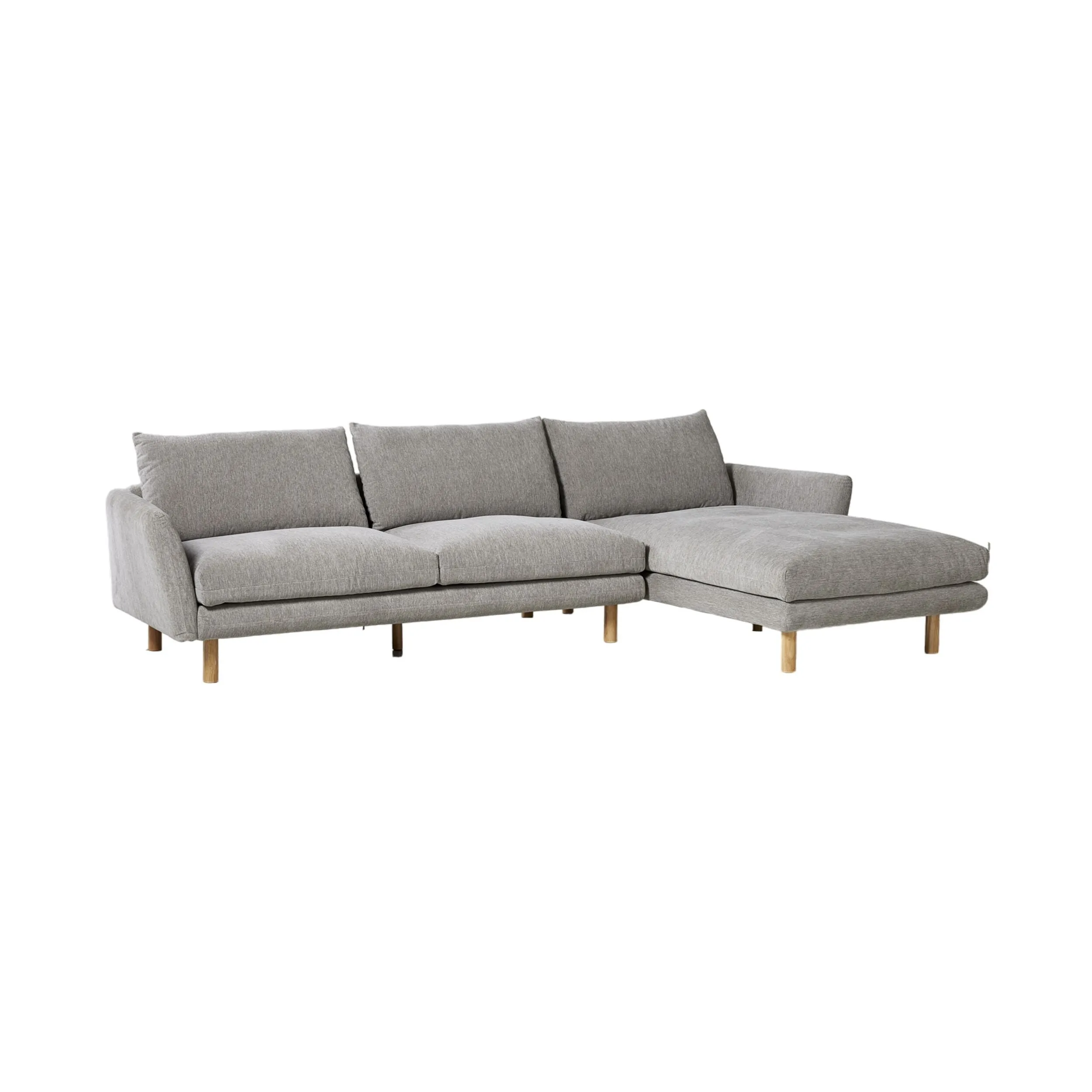 Austin 3 Seater Sofa with Right Hand Chaise Cocoon Fog