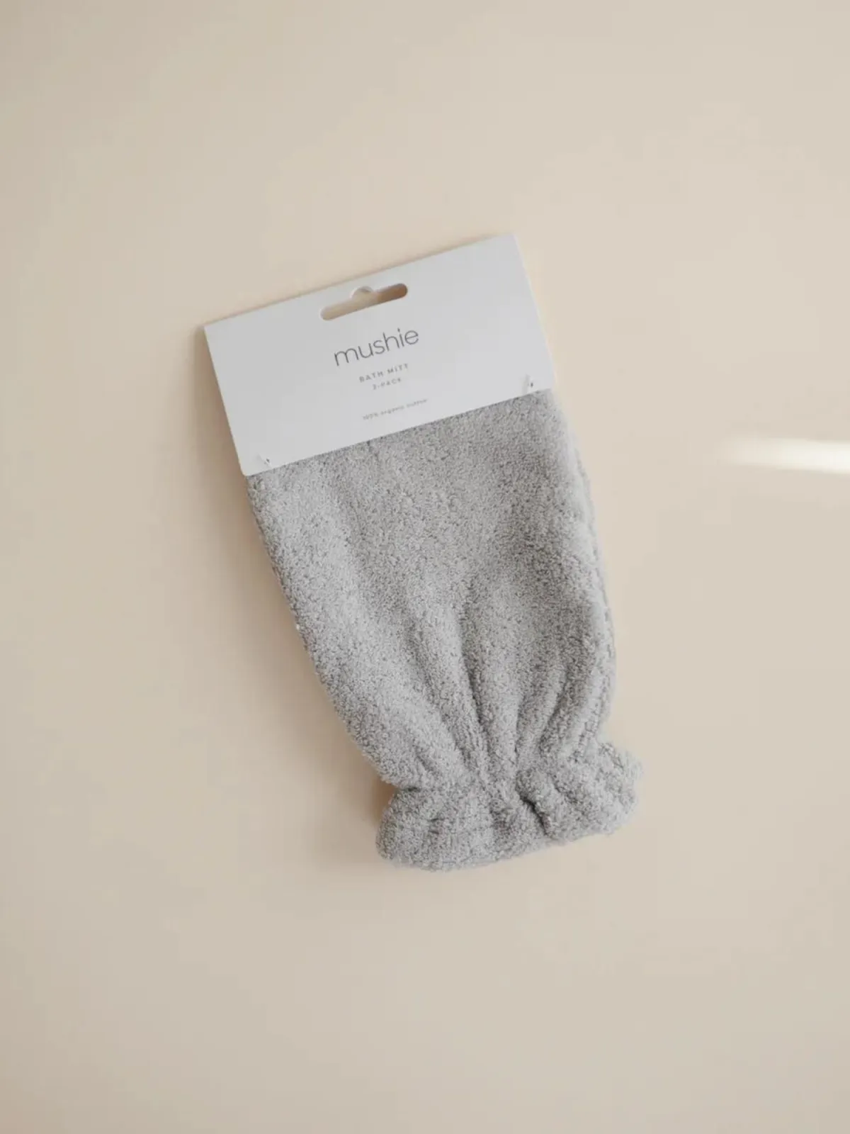 Bath Mitt 2-Pack, Grey