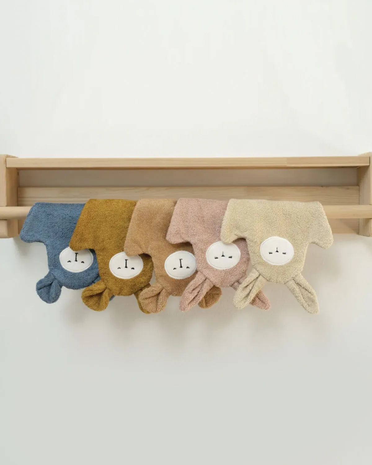 Bath Mitts - Bear - 2 pack - Blue Spruce Mix <br> Fabelab