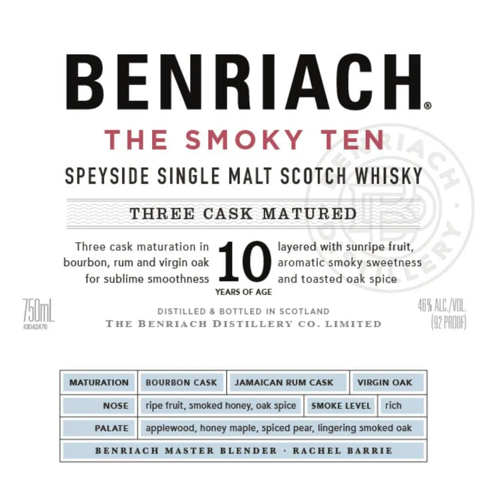 BenRiach The Smoky Ten