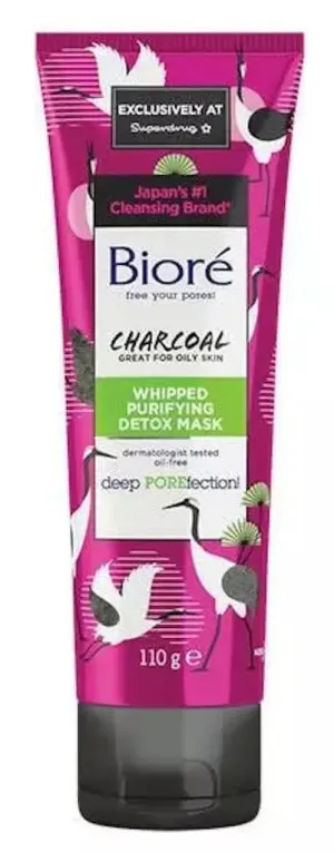 Biore Charcoal Whipped Purifying Mask 110g