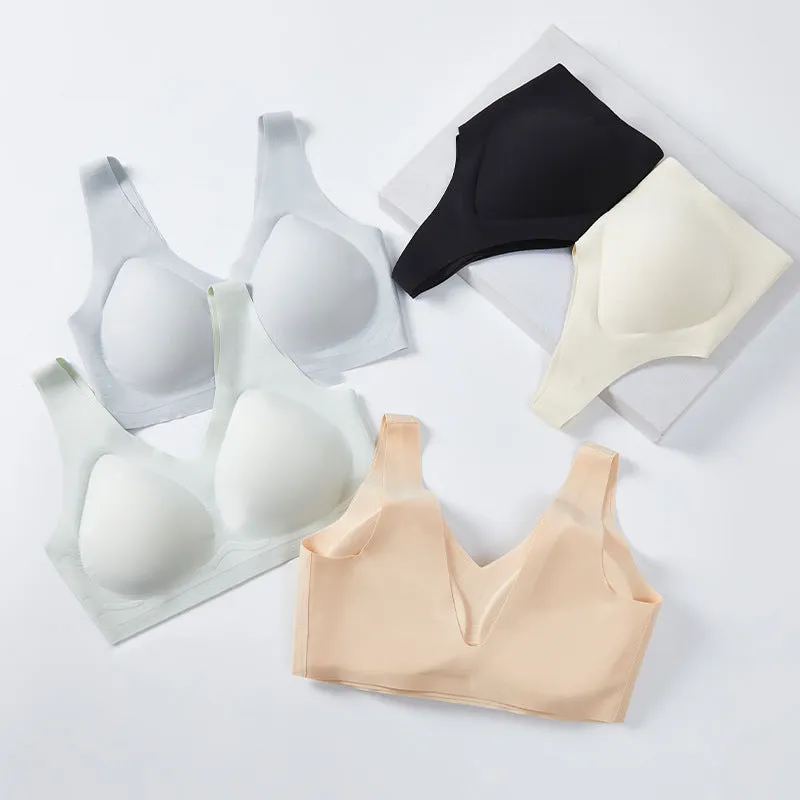 Bra with thick breast foam, comfortable fit