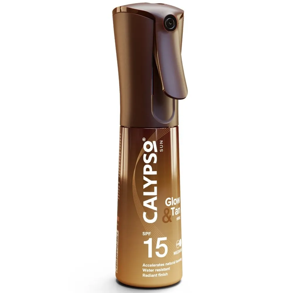 Calypso Glow & Tan Mist Radiant Finish Sunscreen SPF15 100ml