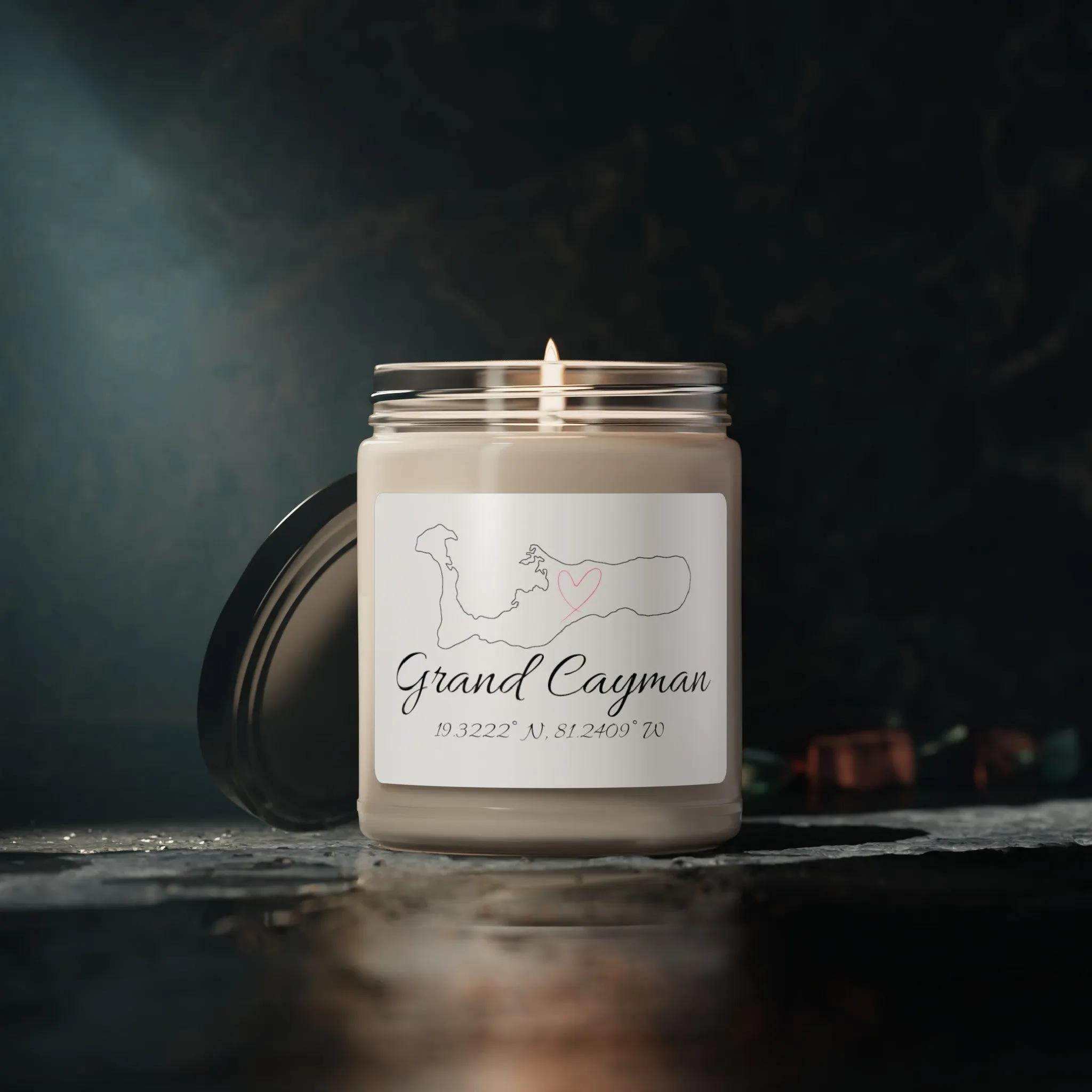 Cayman Love Scented Soy Candle, 9oz