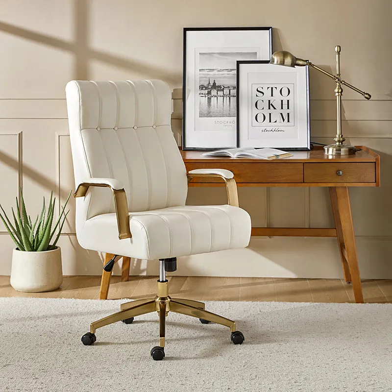 Conelius Leather Ergonomic Executive Office Chair