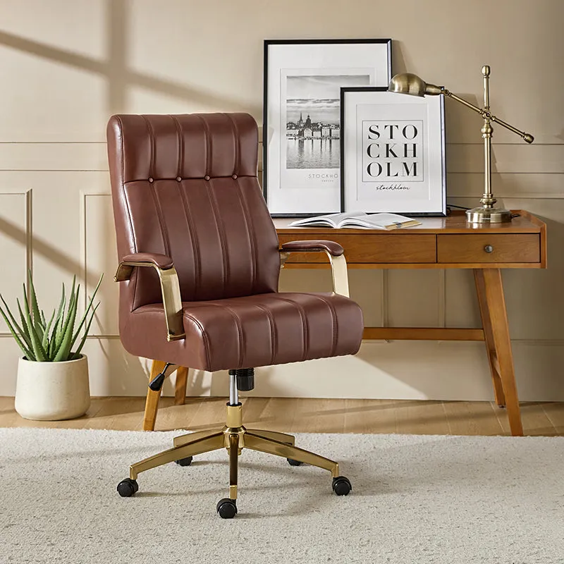 Conelius Leather Ergonomic Executive Office Chair