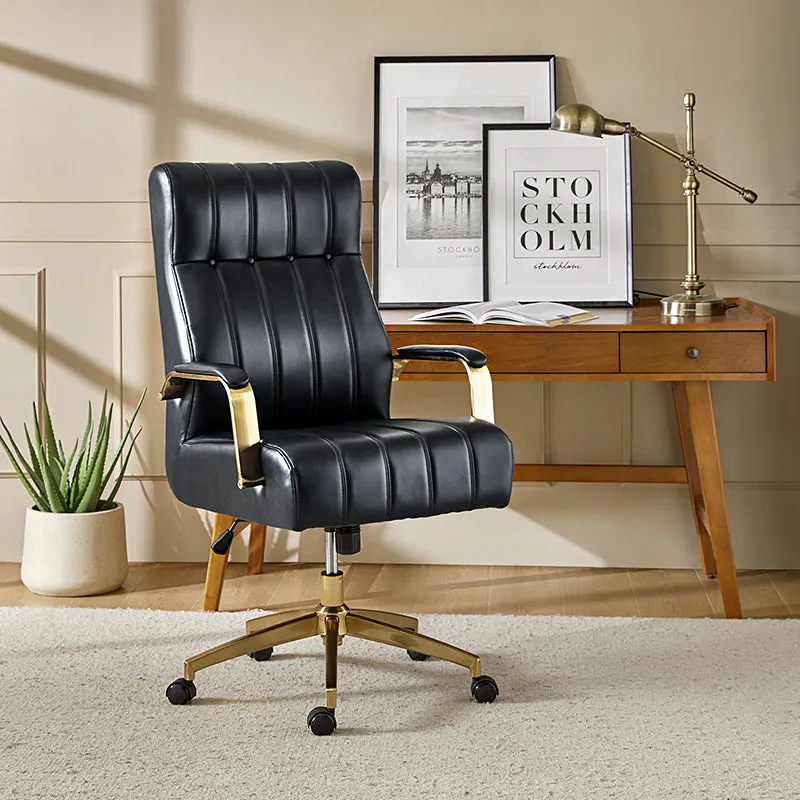 Conelius Leather Ergonomic Executive Office Chair