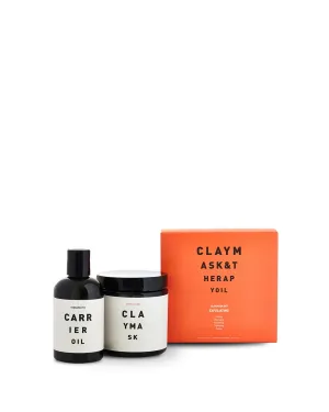 Exfoliating Clay Mask Set