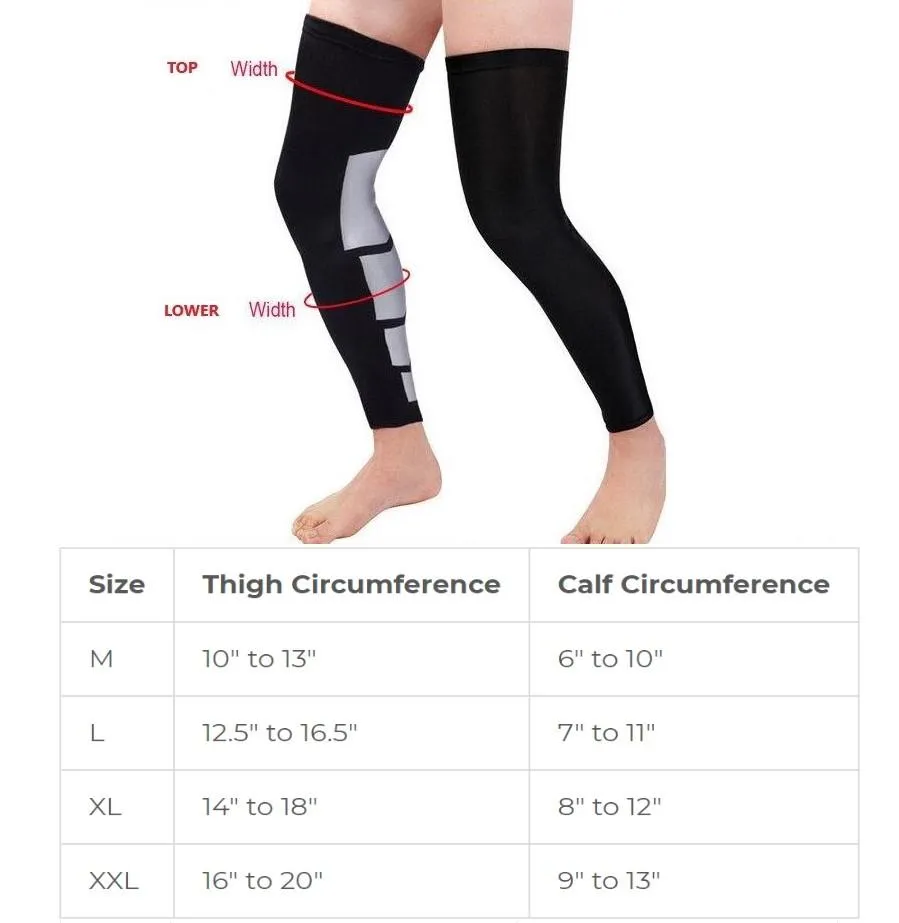 Full Leg Thigh High Compression Stockings