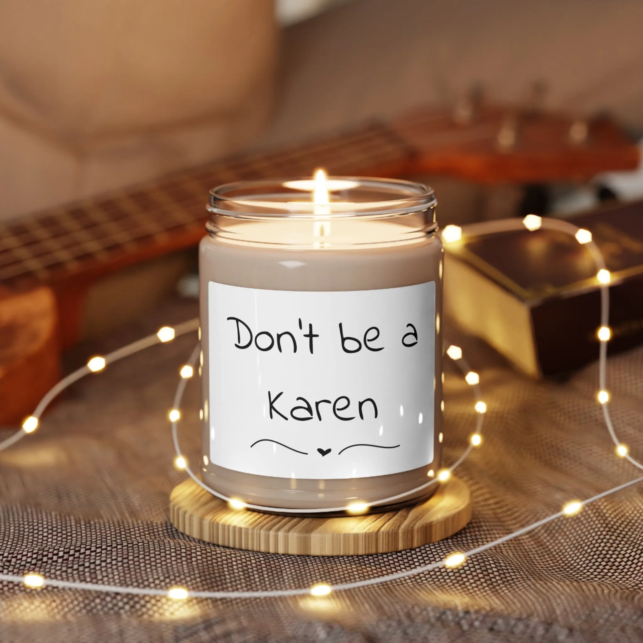 Funny Scented Soy Candle, 9oz - Don't be a Karen