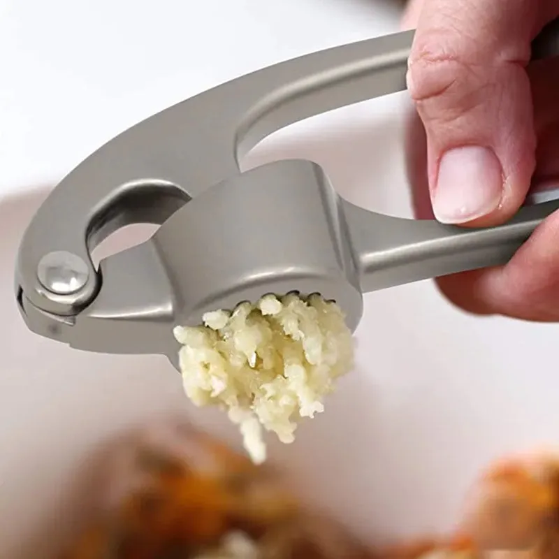 Garlic Crusher with Ergonomic Handle