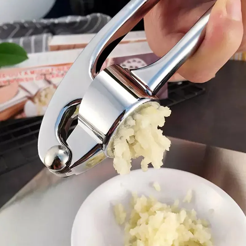 Garlic Crusher with Ergonomic Handle