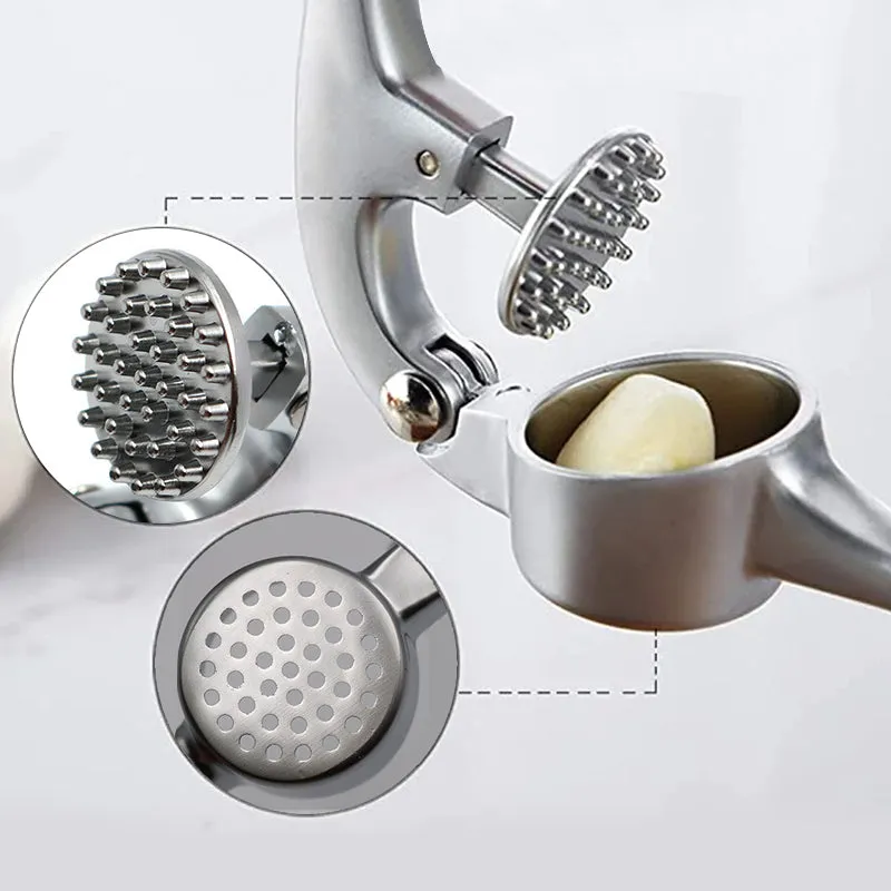 Garlic Crusher with Ergonomic Handle