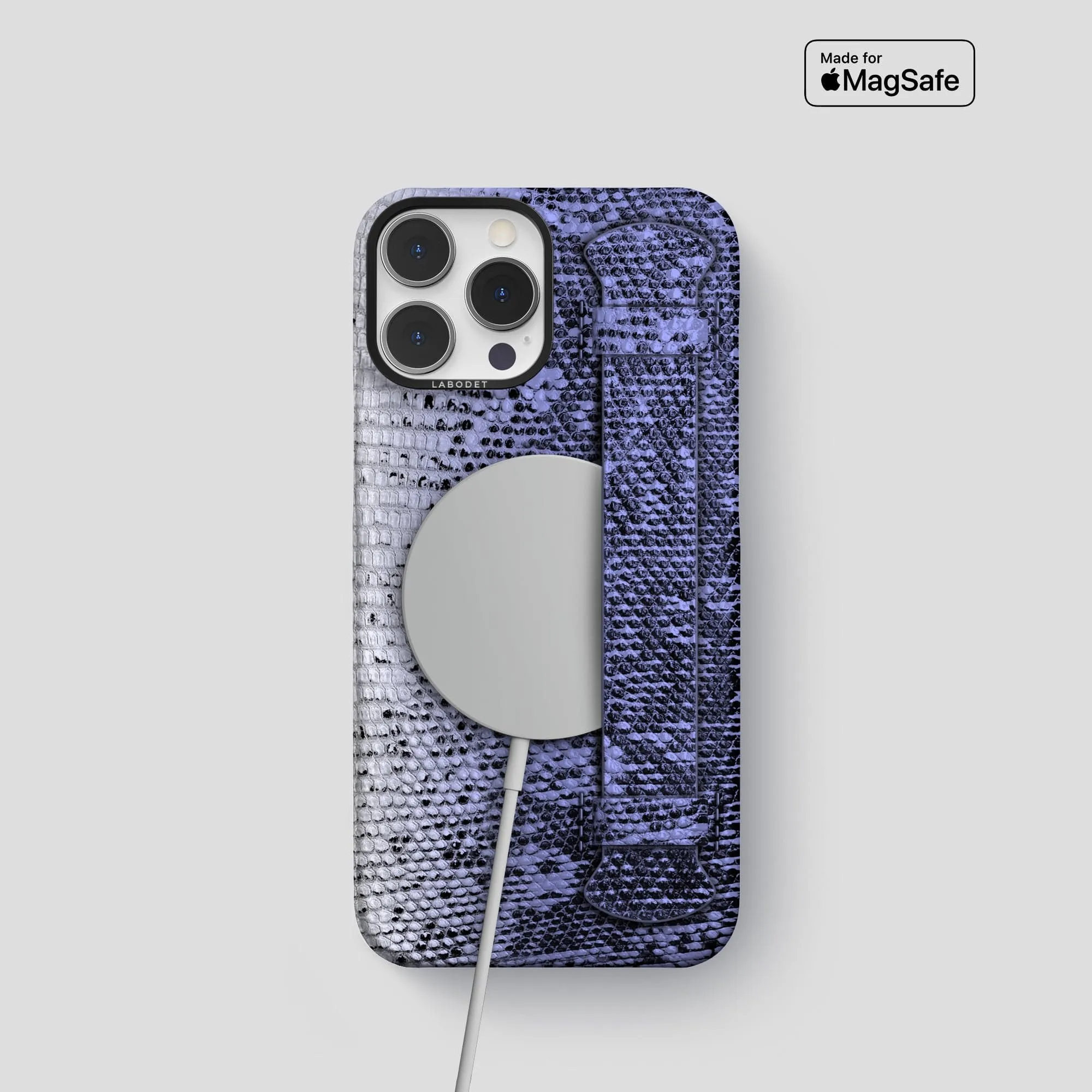 Handle Case For iPhone 15 Pro In Himalayan Lizard