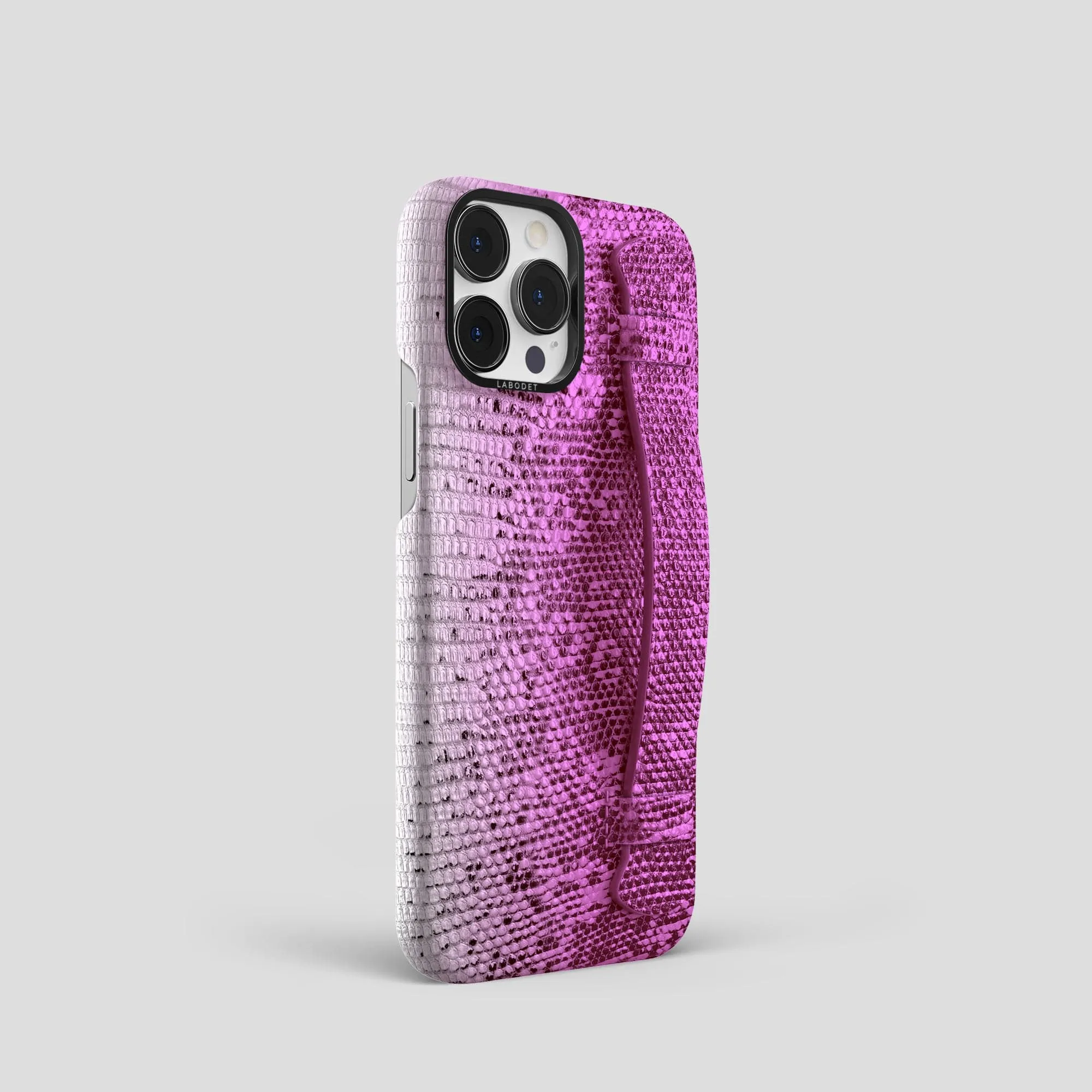 Handle Case For iPhone 15 Pro In Himalayan Lizard