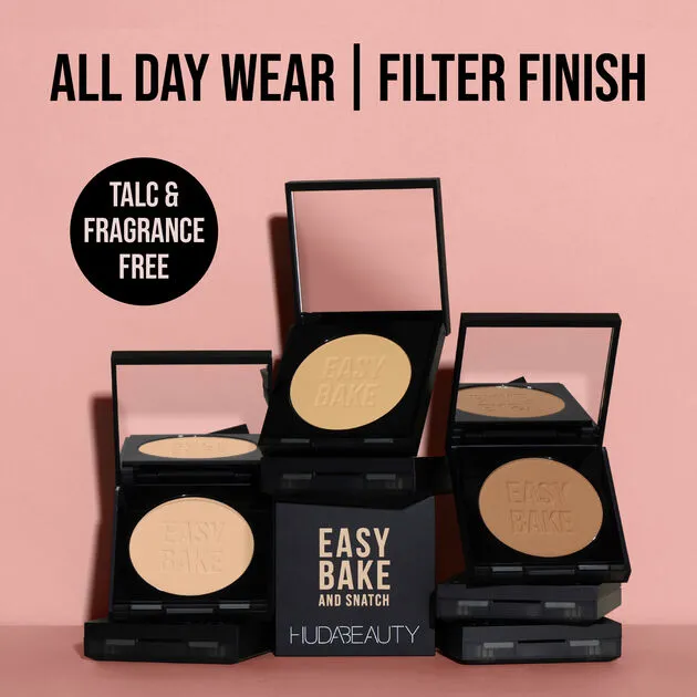 Huda Beauty Easy Bake Loose Baking & snatch  (peach pie)