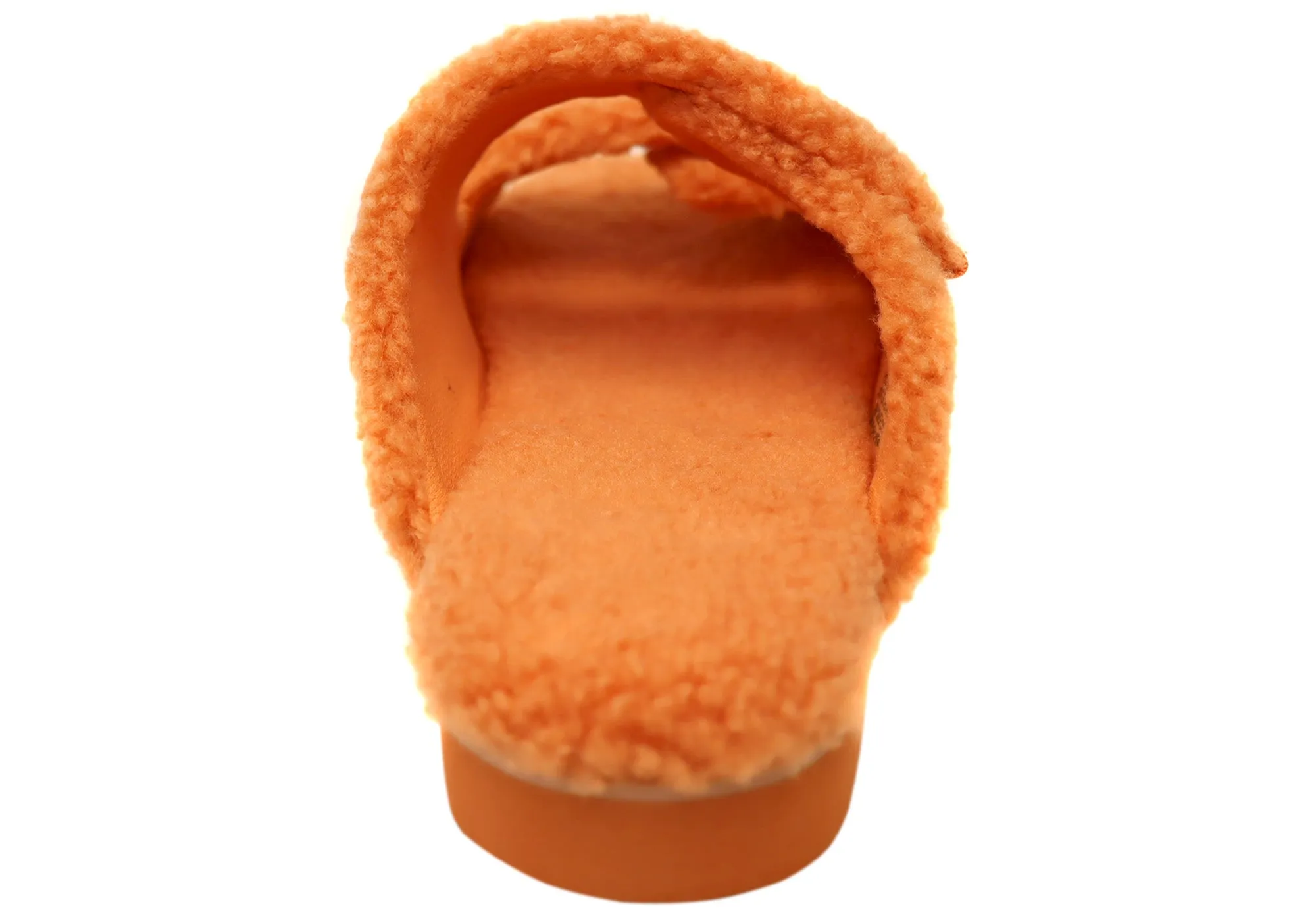 Hush Puppies Fluffy Womens Comfortable Open Toe Slippers