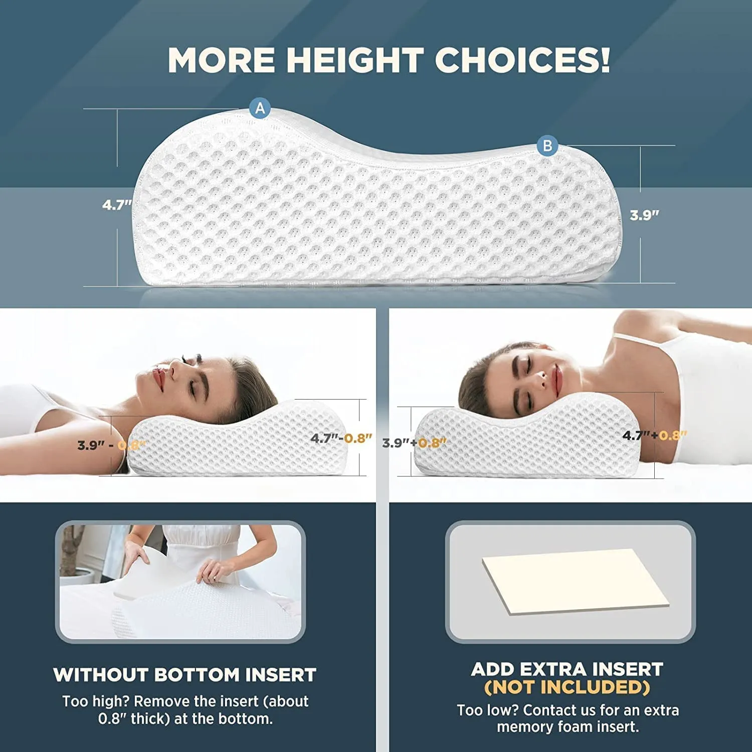 Importikaah Memory Foam Pillow: Supportive Comfort for Restful Sleep