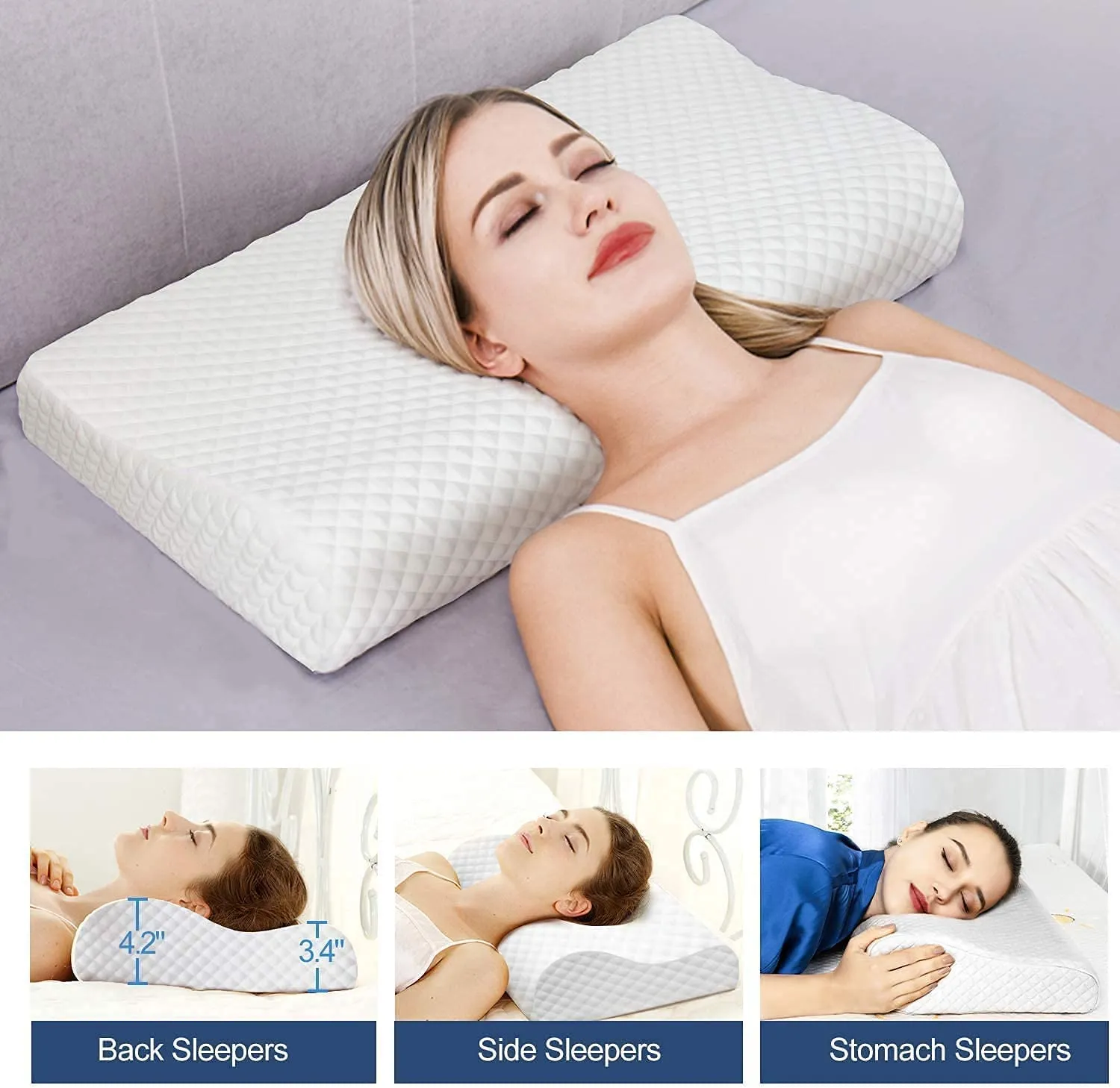 Importikaah Memory Foam Pillow: Supportive Comfort for Restful Sleep