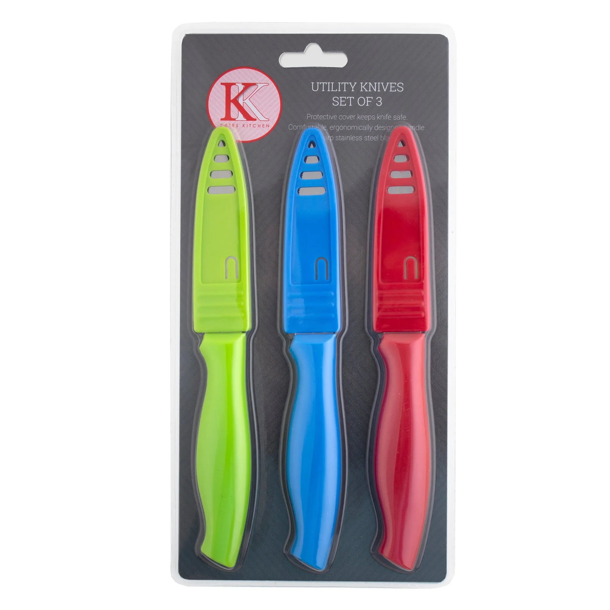 Kates Utility Knife Set 3 Pc