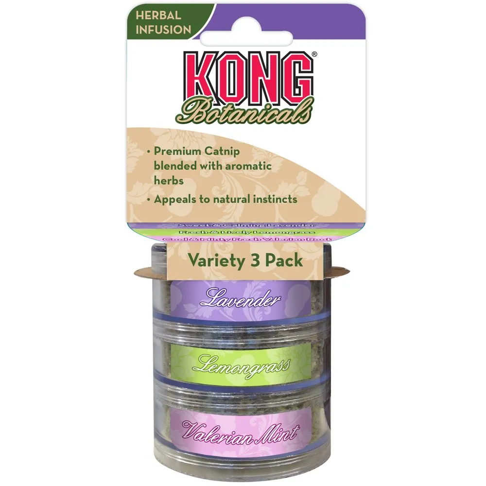 Kong Catnip Botanicals Variety 3 Pack