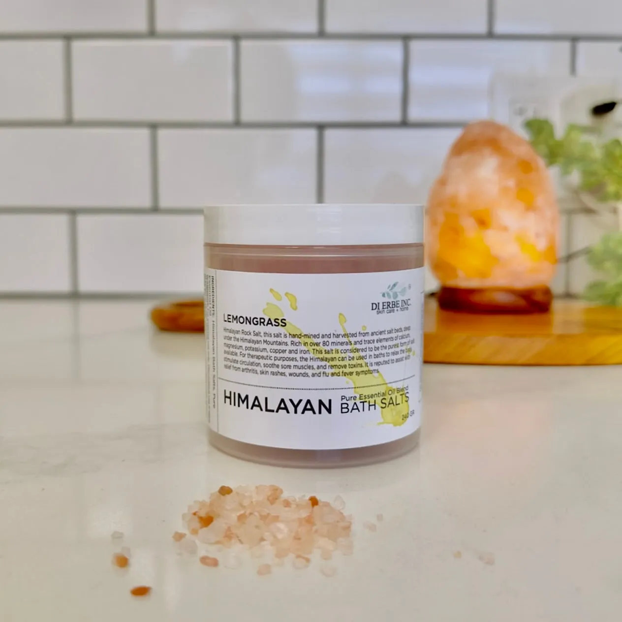 Lemongrass Himalayan Bath Salts