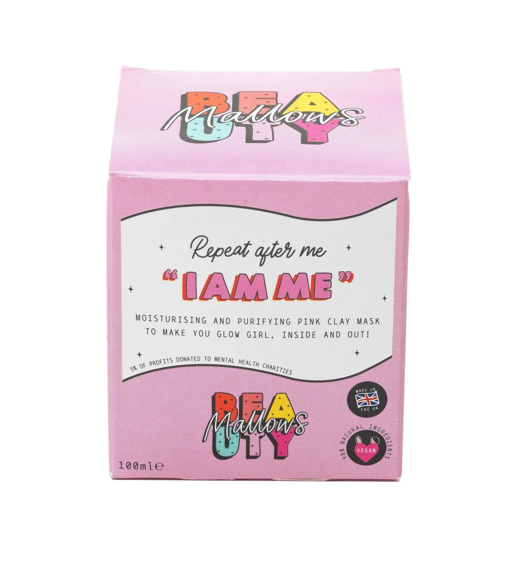 Mallows Beauty Watermelon Pink Clay Face Mask