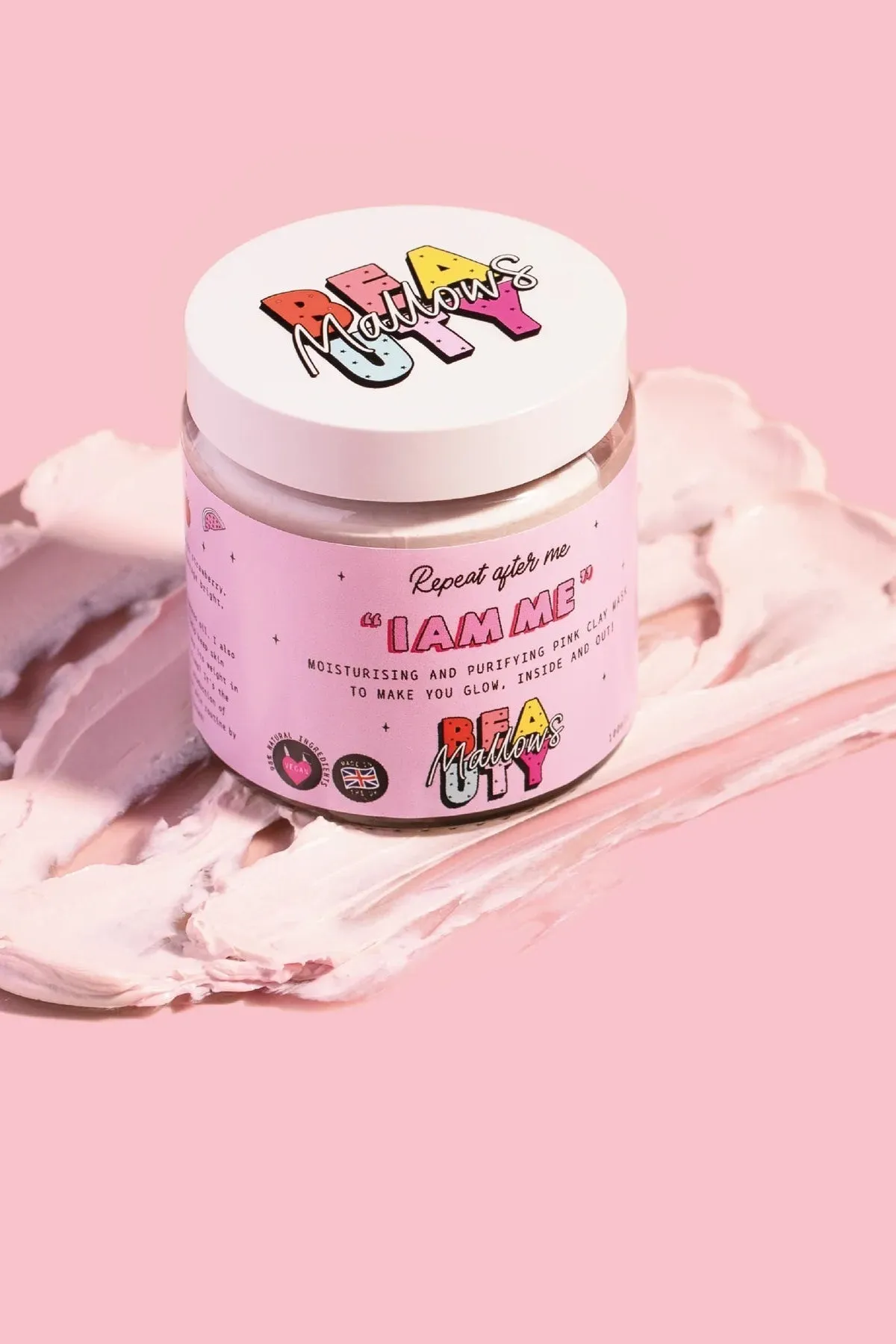 Mallows Beauty Watermelon Pink Clay Face Mask