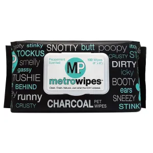 Metro Paws - Charcoal Peppermint Wipes