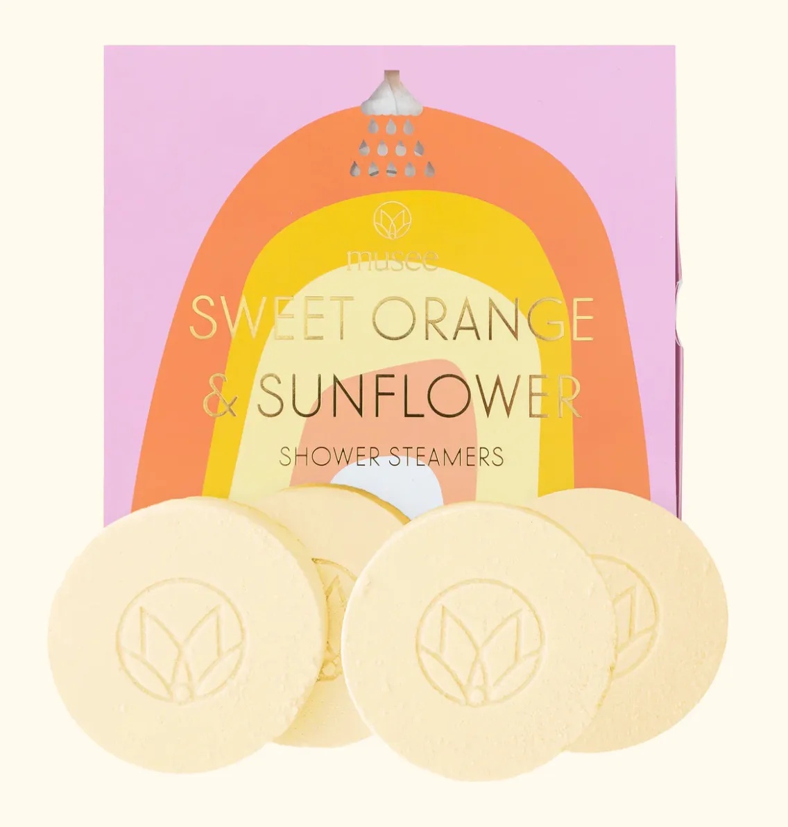 Musee Sweet Orange & Sunflower Shower Steamers