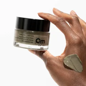 Om - Charcoal   Matcha Detoxifying Face Mask