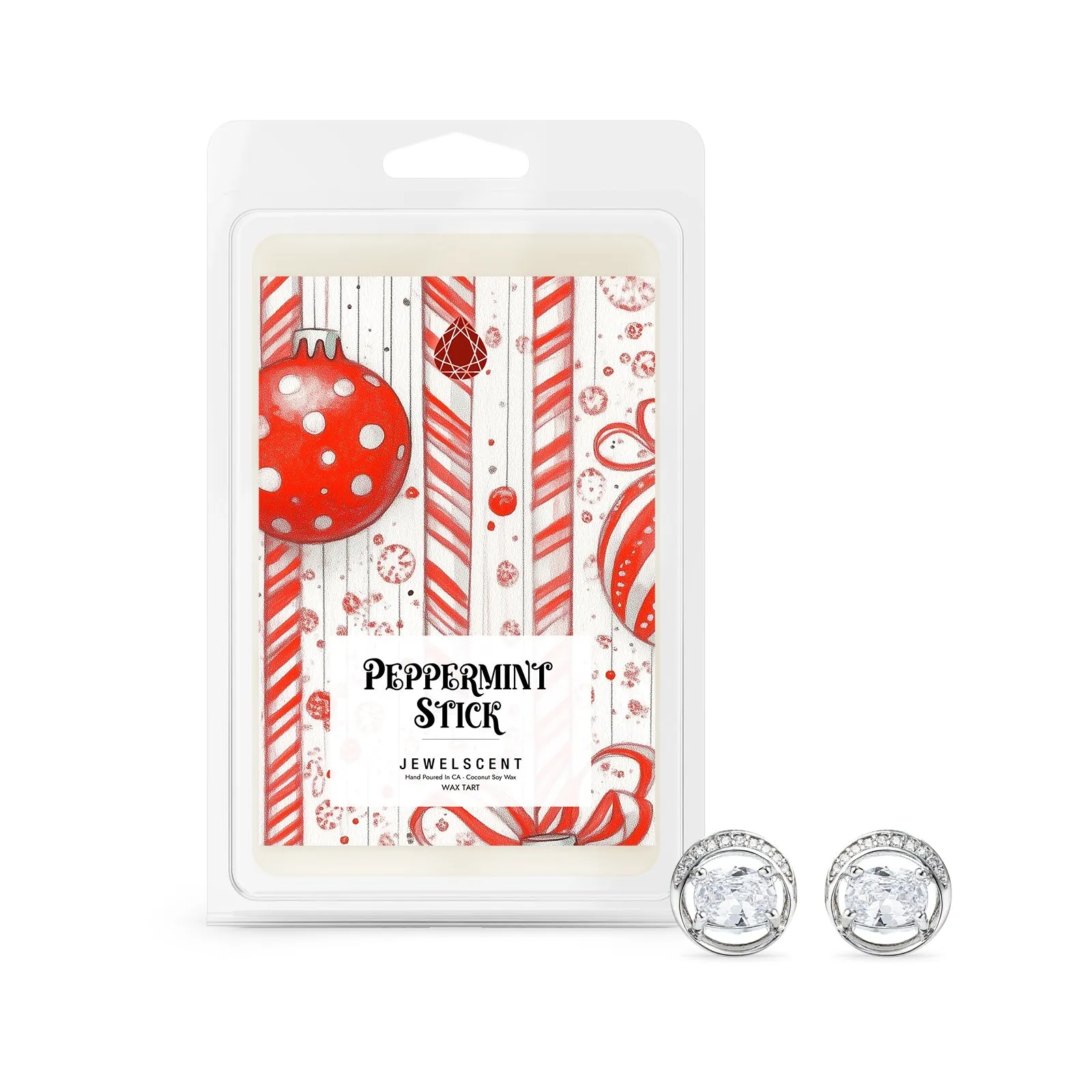 Peppermint Stick Jewelry Wax Tart