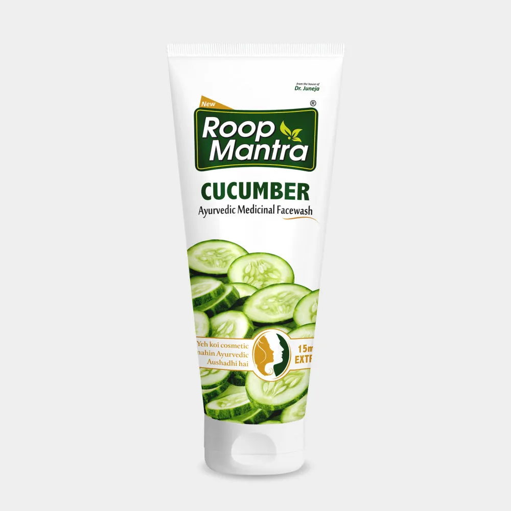 Roop Mantra Ayurvedic Cucumber Face Wash - 115ml