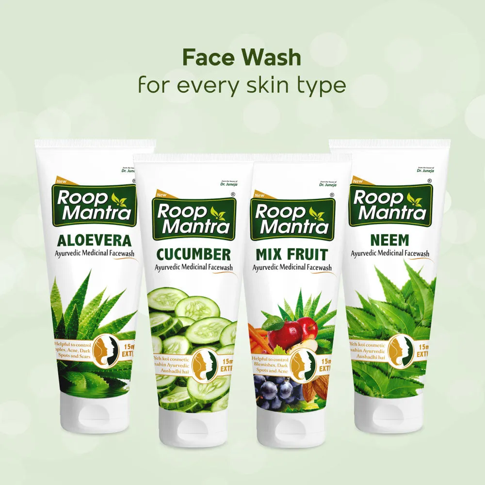 Roop Mantra Ayurvedic Cucumber Face Wash - 115ml