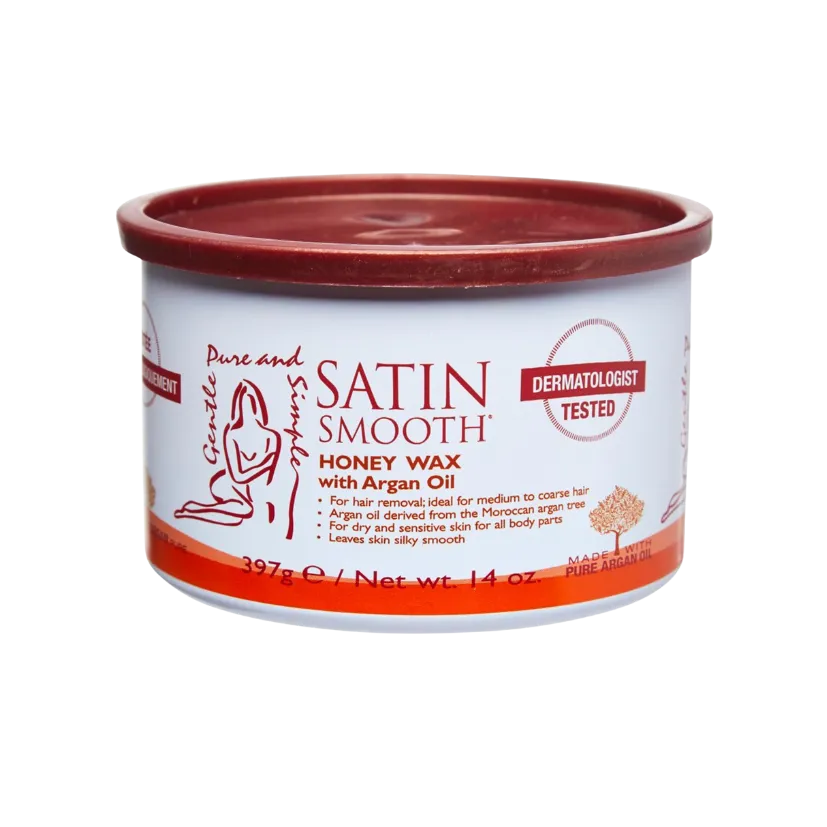 SATIN SMOOTH - Honey Wax With Argan Oil, 396g