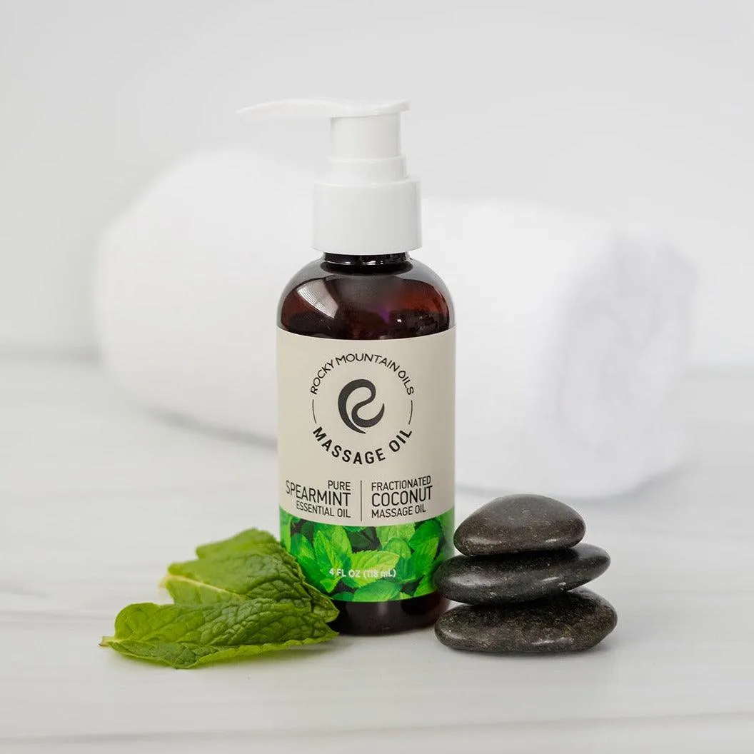 Spearmint Massage Oil - 4oz