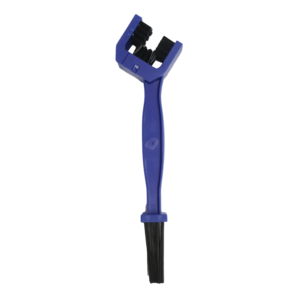 TVS Chain Cleaner Brush - Multi-Function Design with Stiff and Soft Bristles for Thorough Cleaning, Degreasing, and Maintenance, Ergonomic Handle for Comfortable Use and Efficient Dirt Removal