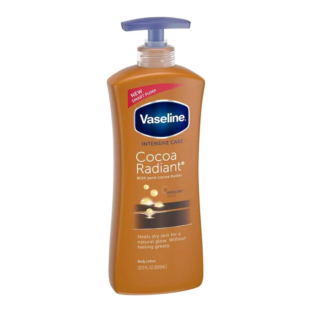 Vaseline Intensive Care Lotion Cocoa Radiant 20.3 Ounce Pump (600ml) - 30521013442