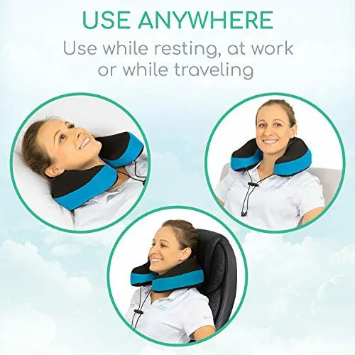 Vive Health Xtra-Comfort Memory Foam Neck Travel Pillow