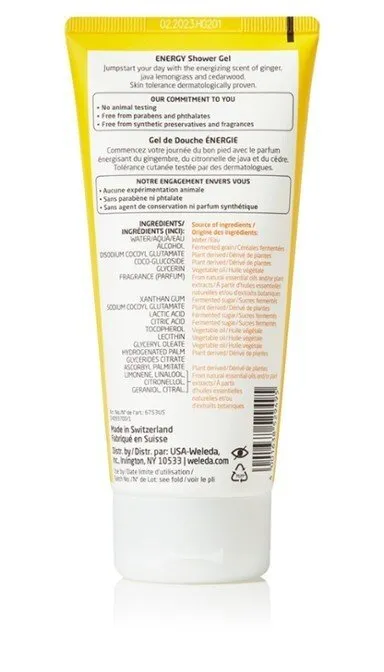 Weleda Aroma Essentials Energy Shower Gel 6.8 fl oz Liquid