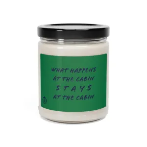 What Happens At The Cabin - Green - Scented Soy Candle, 9oz