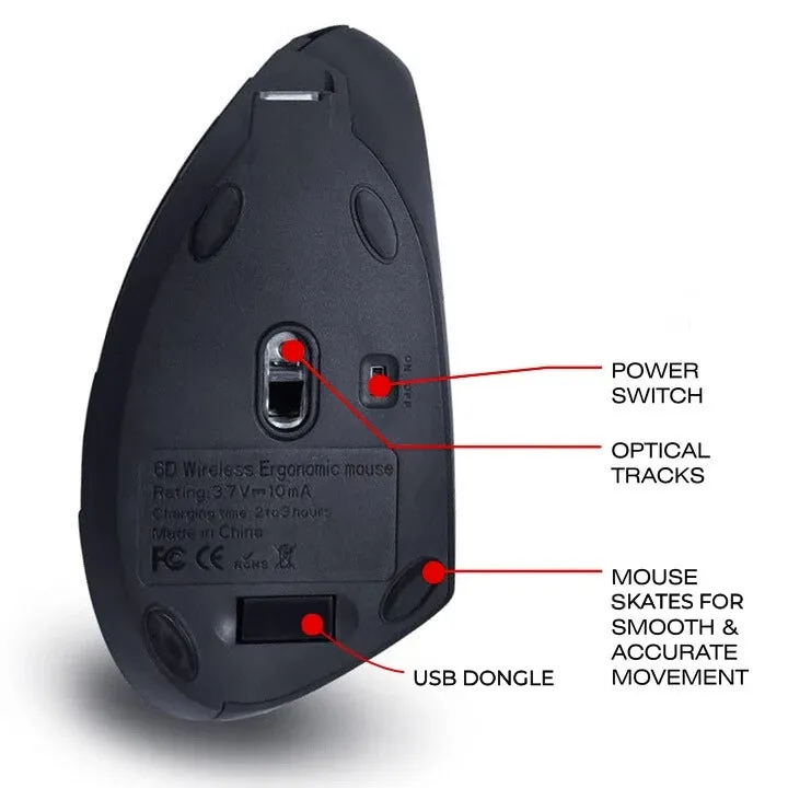 Wireless Ergonomic Vertical Mouse